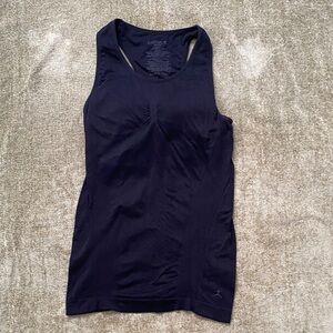Danskin Black Seamless Racerback Tank Top